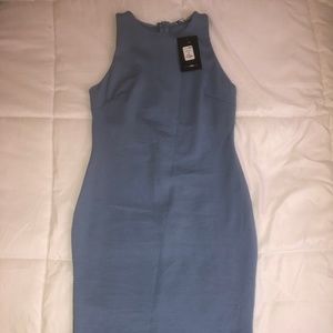 Blue Body Sculpting Dress